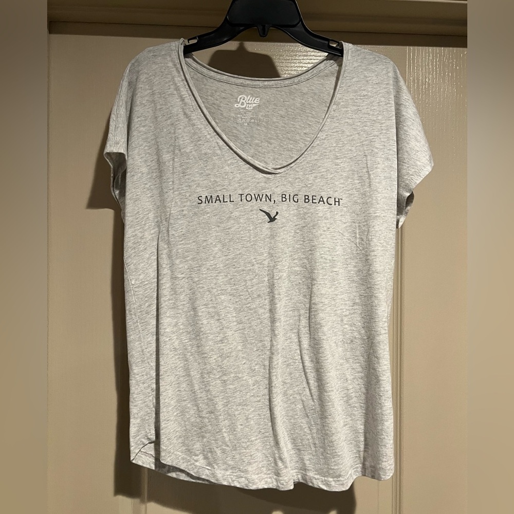 Blue 84 Light Gray Women's Gulf Shores Tee